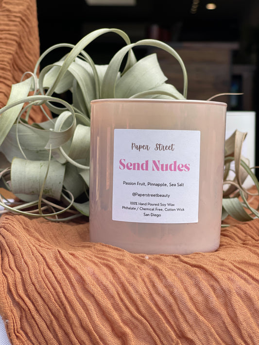 Send Nudes Coconut 8 oz Coconut Soy Wax Candle