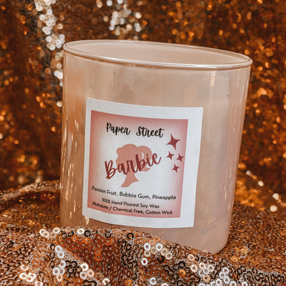 Barbie 8 oz Soy Wax Candle